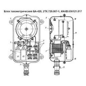 Блоки тахометрические серии БА-420 У2, БА-430 У2