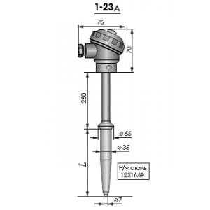 Термопреобразователь высокотемпературный 1-23д