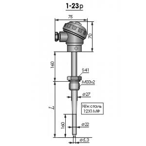 Термопреобразователь высокотемпературный 1-23р