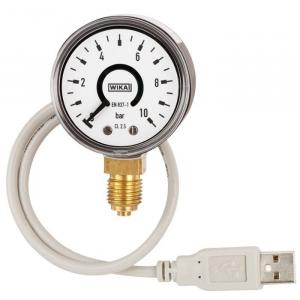 Манометр с трубкой Бурдона и аналоговым выходным сигналом PGT10 USB