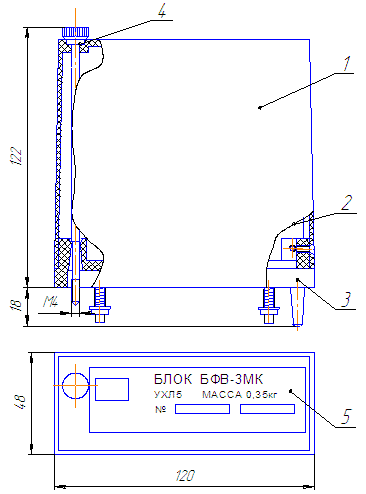 Рис.1. Блок форсированного включения типа БФВ-3МК