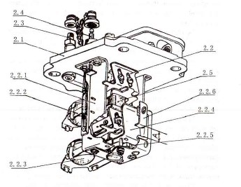 Схема механического блока РЗТ-25